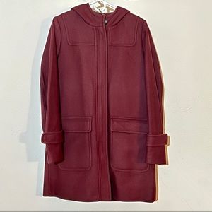 J.Crew Nello Gori Wool Cashmere Hooded Duffle Coat  10 Fall 2013 Collection